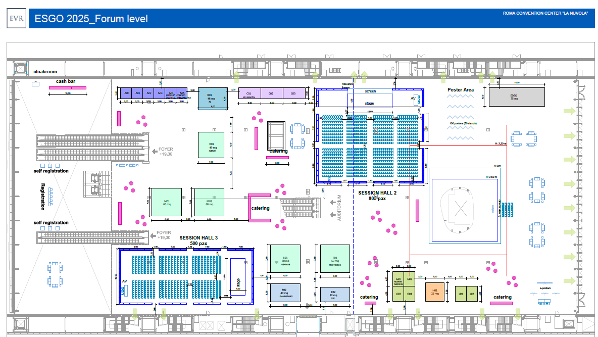 Exhibition floorplan 2025